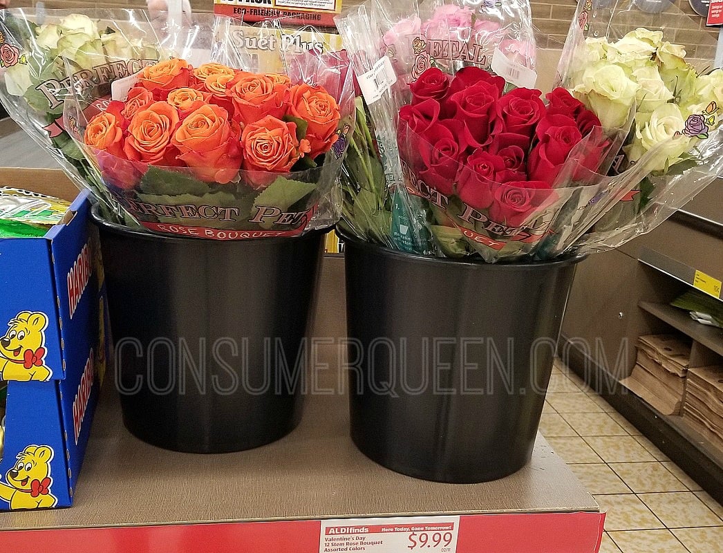 Dozen Roses For Your Valentine ONLY 9.99 at Aldi!