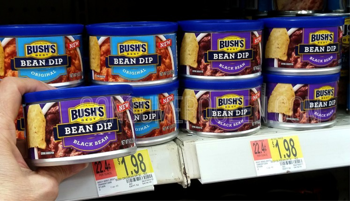 Bush's Bean Dip Only 98¢ at Walmart After Cash Back