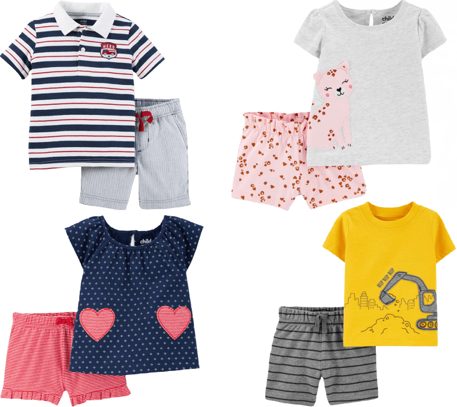 Carters 2 Piece Short Sets as Low as 6 (Reg. 11.44) at Walmart