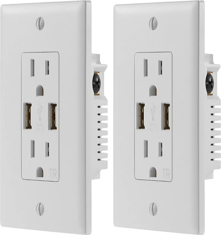USB Wall Outlet 2Pack 14.99 (Reg. 29.99) Today Only
