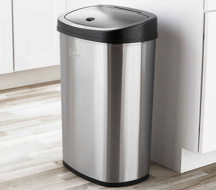 Walmart Deals Mainstays Motion Sensor Trash Can 26