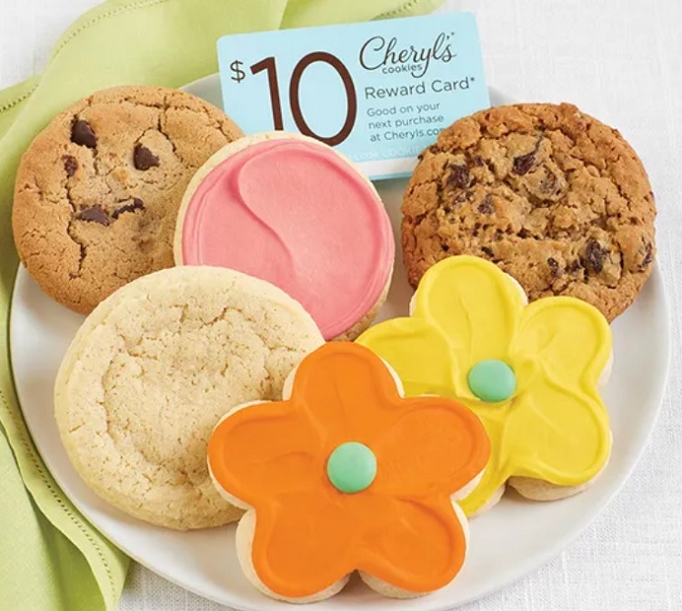 Cheryl's Cookie Sampler 9.99 Shipped + 10 Reward Card