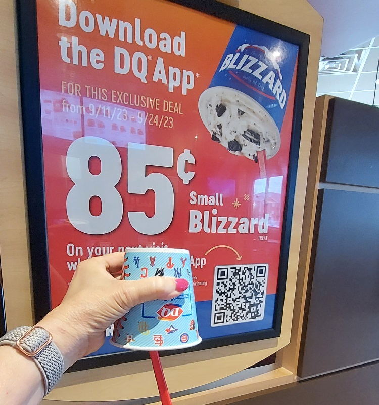 Dairy Queen Blizzards 85¢!