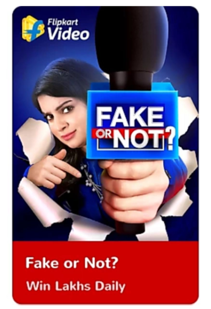 Flipkart Fake Or Not Quiz Answers Today Win Prizes