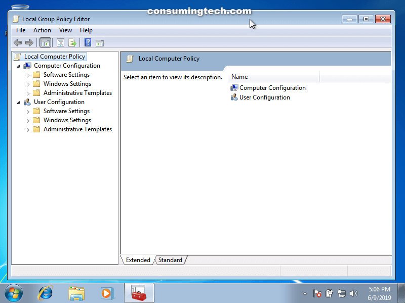 Open Local Group Policy Editor in Windows 7 ConsumingTech