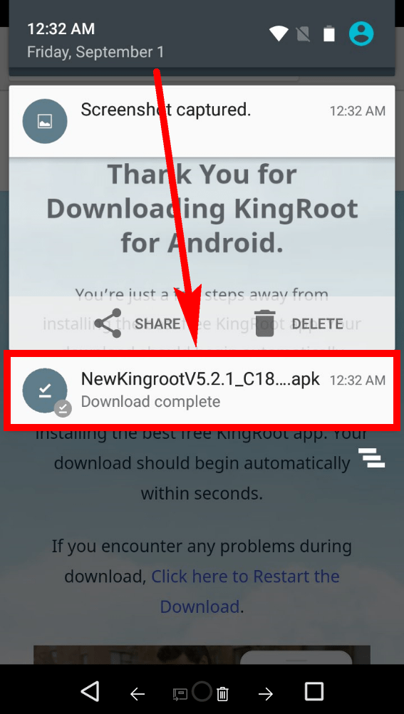 Download KingRoot APK for Android 7.1.2 (Nougat)