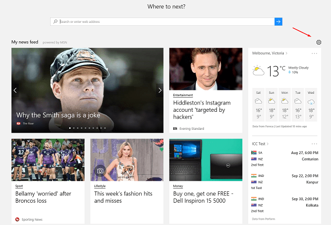 How to Customize Microsoft Edge MSN Homepage