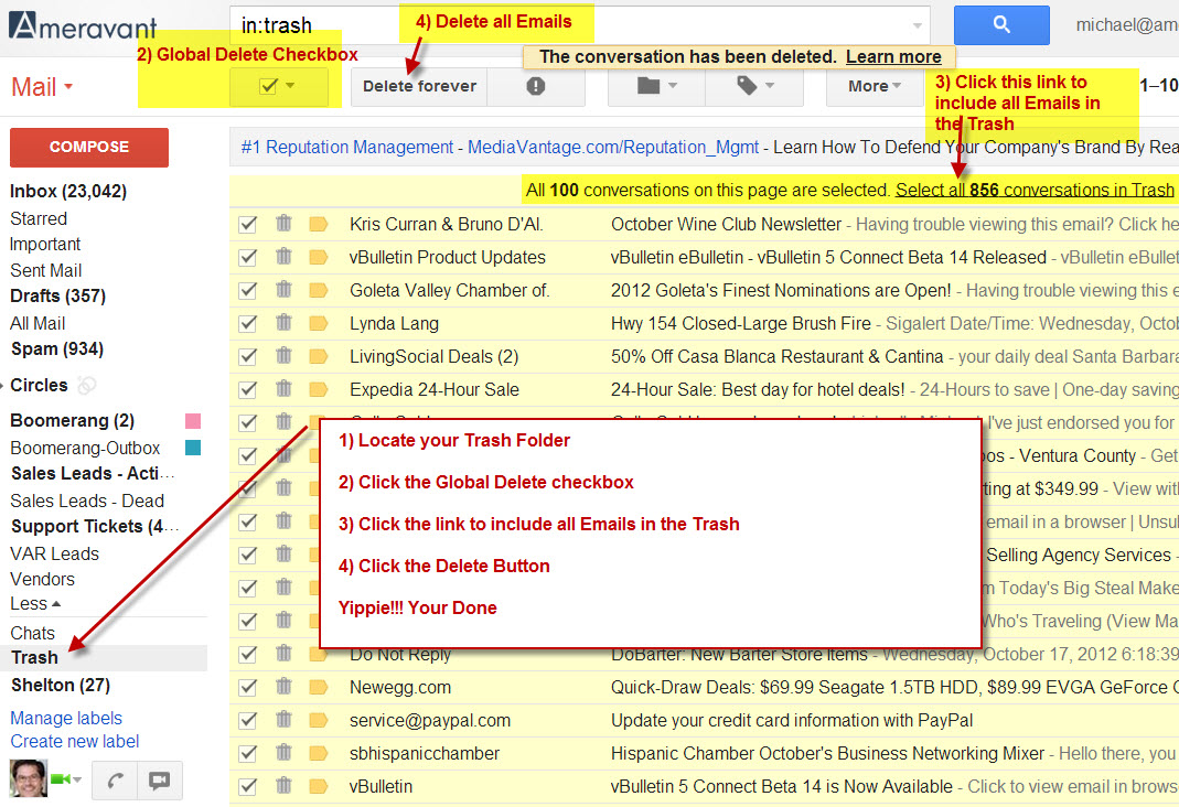 gmailglobaldeletetrash ConsumingTech