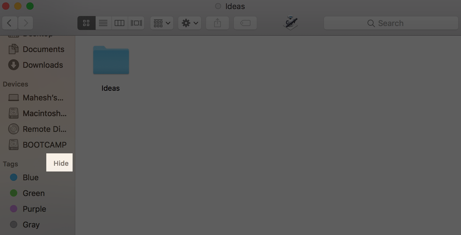 How to Hide and Unhide Tags in Finder Sidebar on Mac
