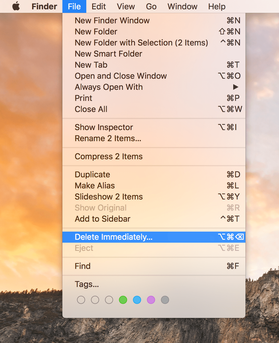 How to make the mac delete key delete docs mainbravo