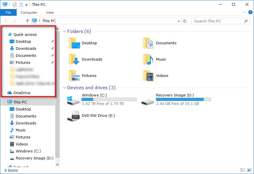 How to Add/Remove Frequent folders and Files from Quick Access in