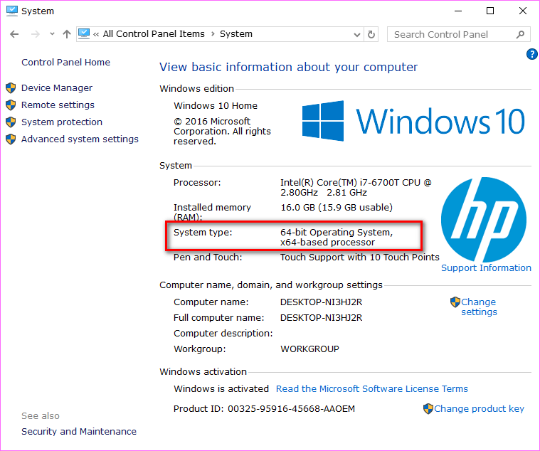 How to See if Running 32Bit (x86) or 64Bit (x64) Architecture of