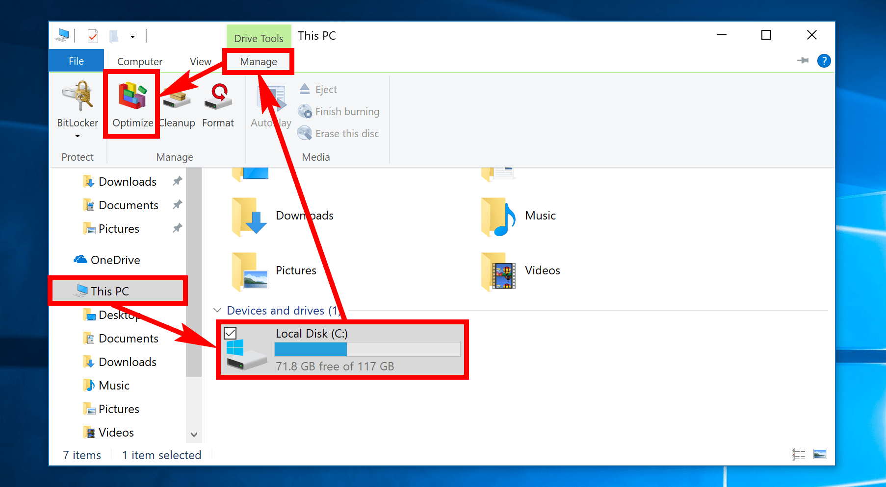 Change Optimize Drives Schedule Settings in Windows 10