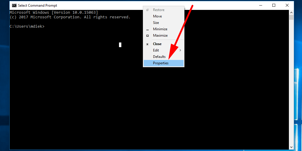 Change Command Prompt Screen Buffer Size in Windows