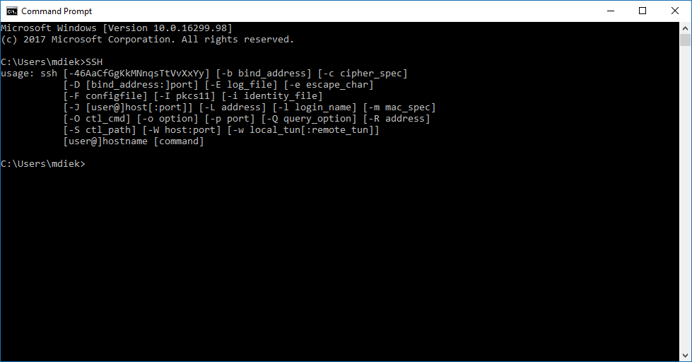 How to Enable the Builtin OpenSSH Client in Windows 10 [Tutorial]