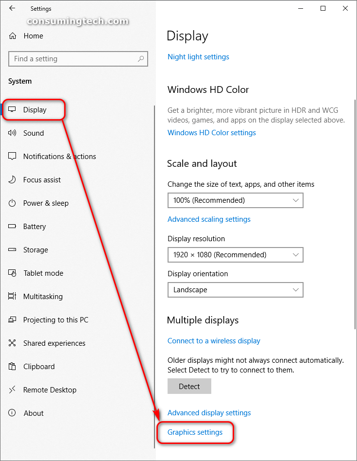 Set Preferred GPU for Apps in Windows 10