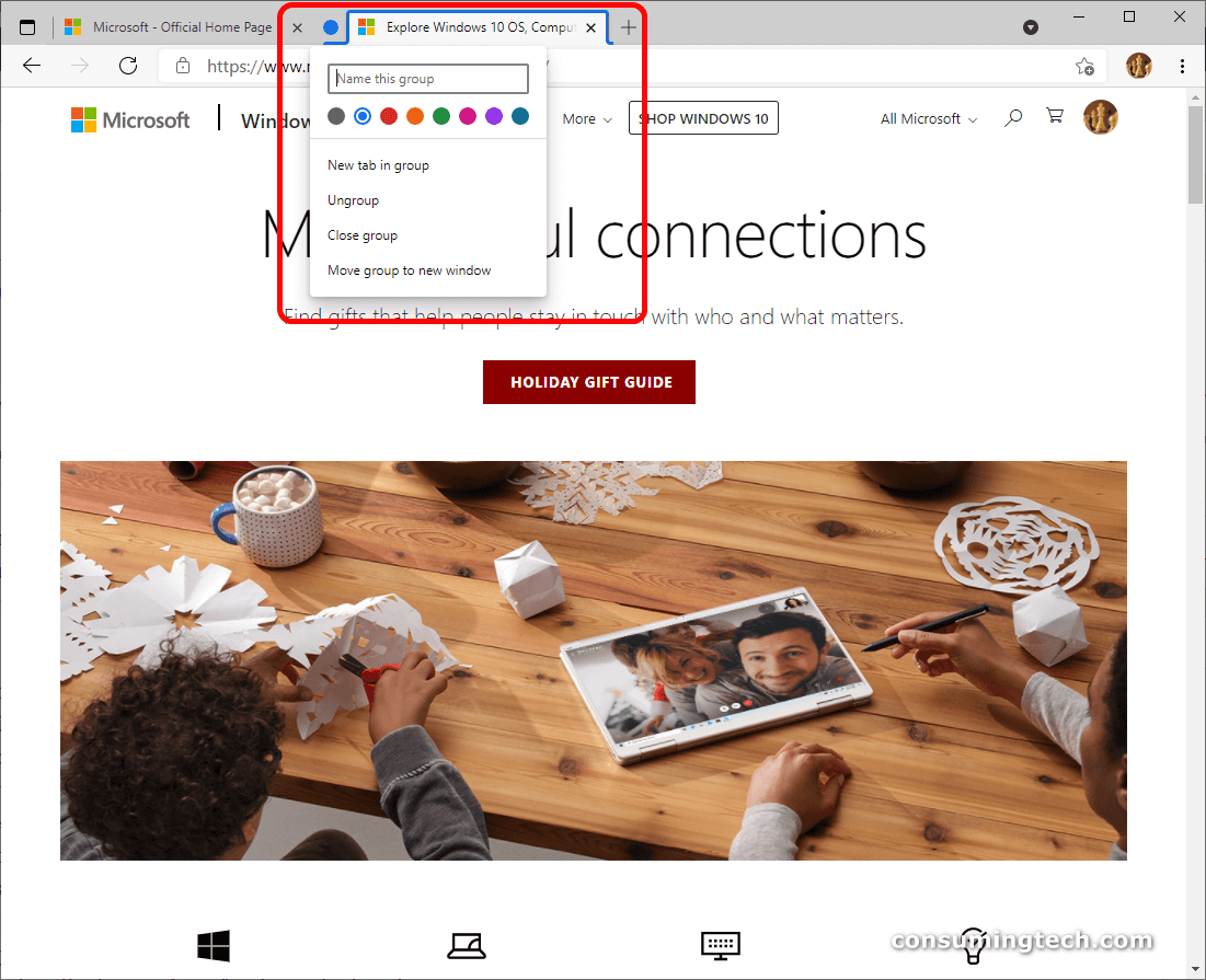 How to AutoCreate and Collapse Tab Groups in Microsoft Edge