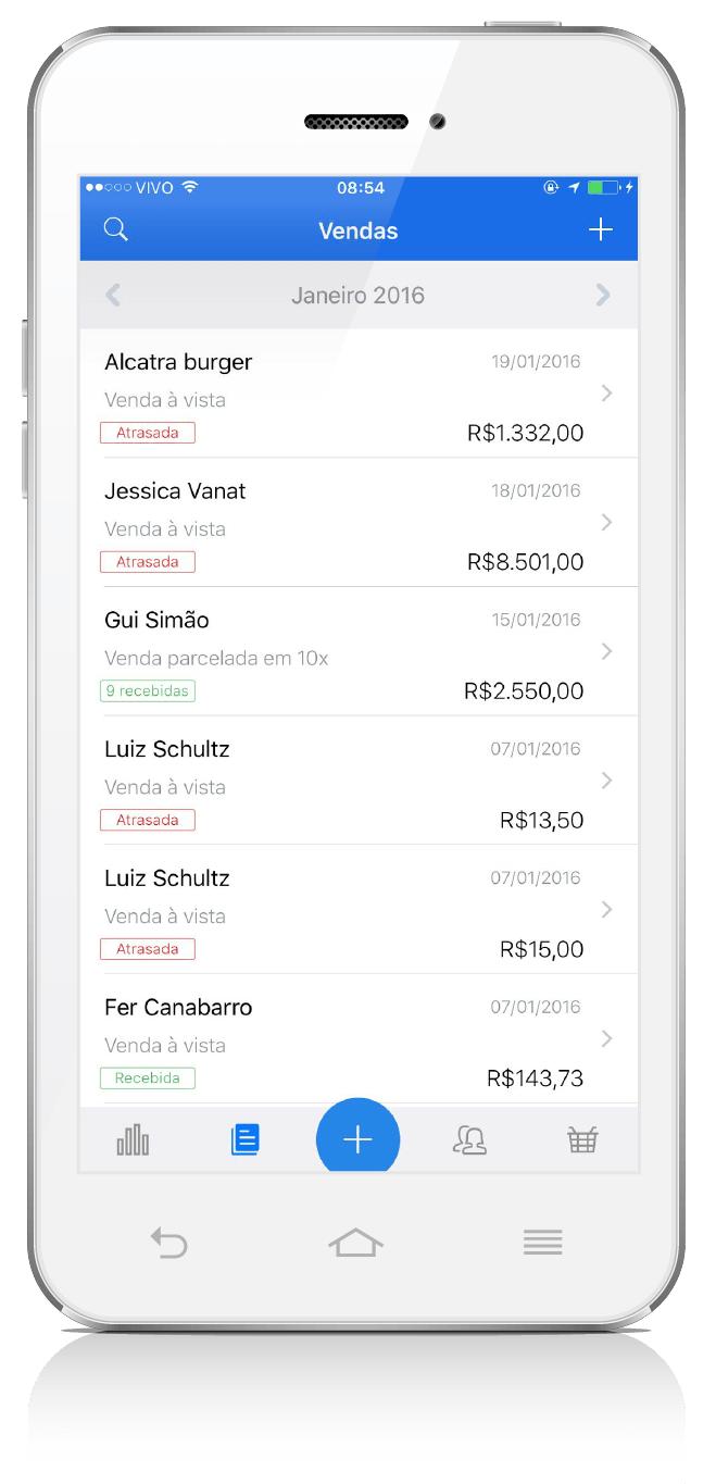 App Vendas ContaAzul para Android e iOS Funcionalidades ContaAzul