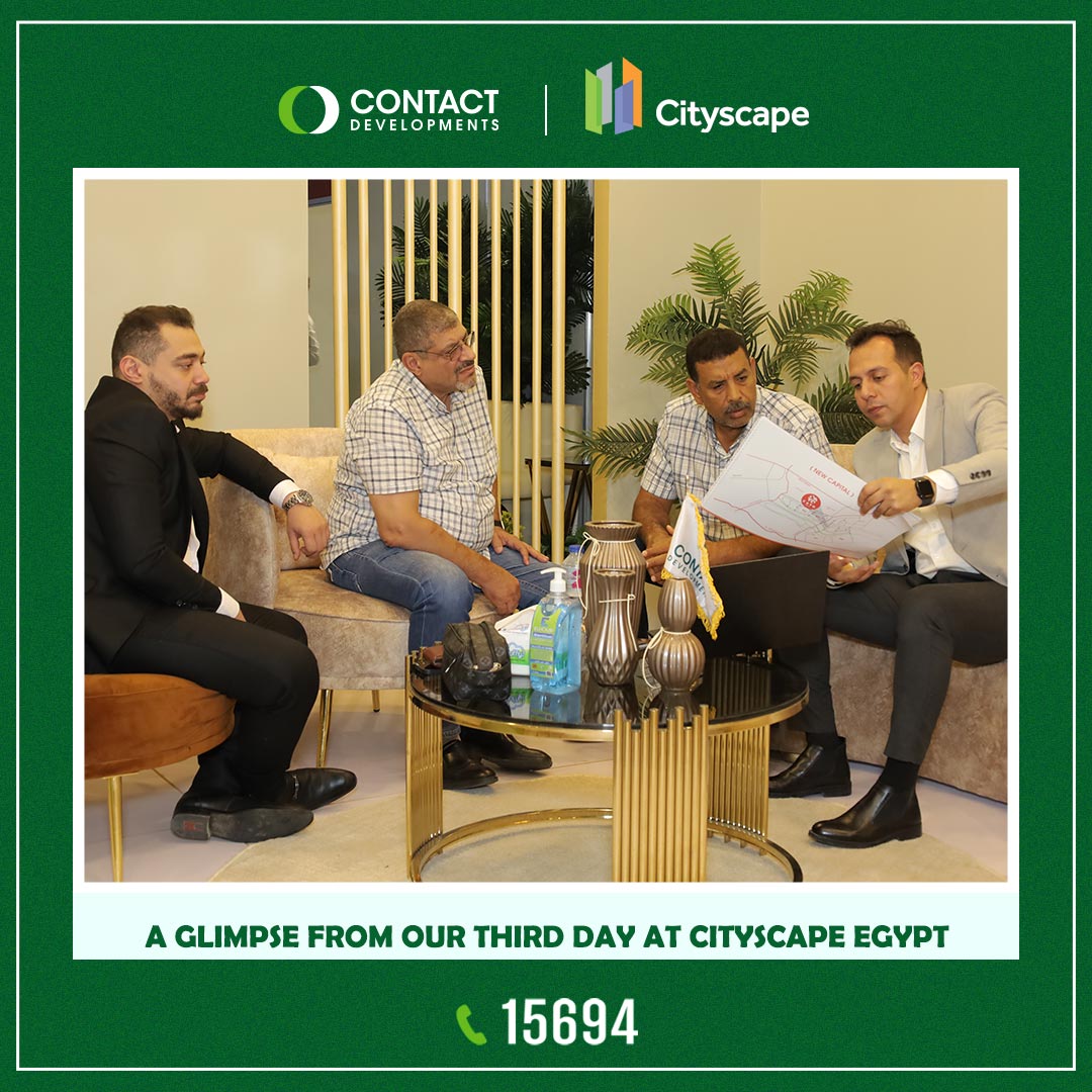 Here’s some snaps from our 3rd day participation at Cityscape Egypt Contact Developments