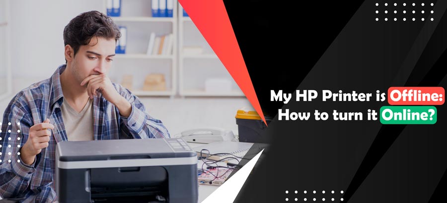 HP Printer Offline How To Turn It Online YouTube