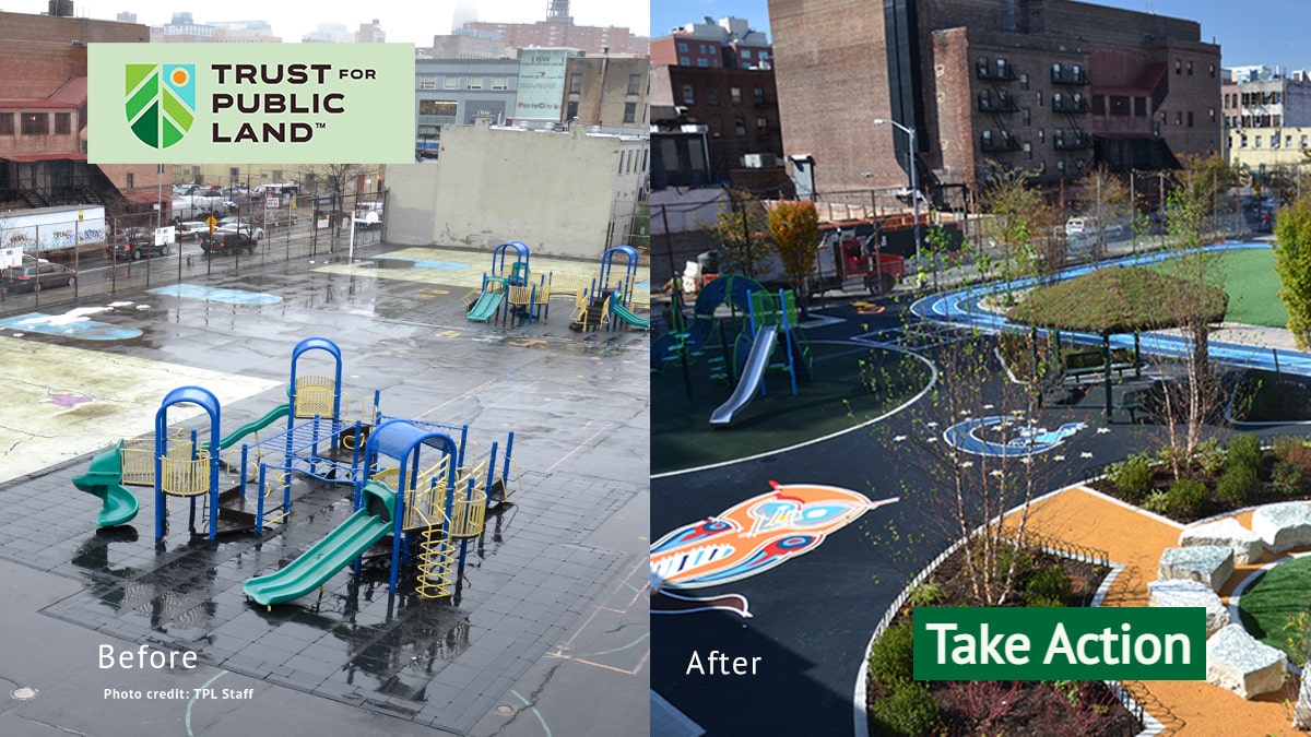Urge Congress to fund Community Schoolyards today! Trust for Public Land