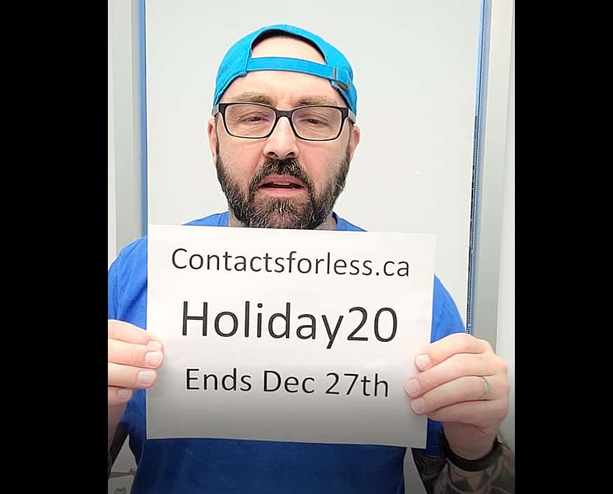 Save 20 on all contact lenses until Dec 27 ContactsForLess