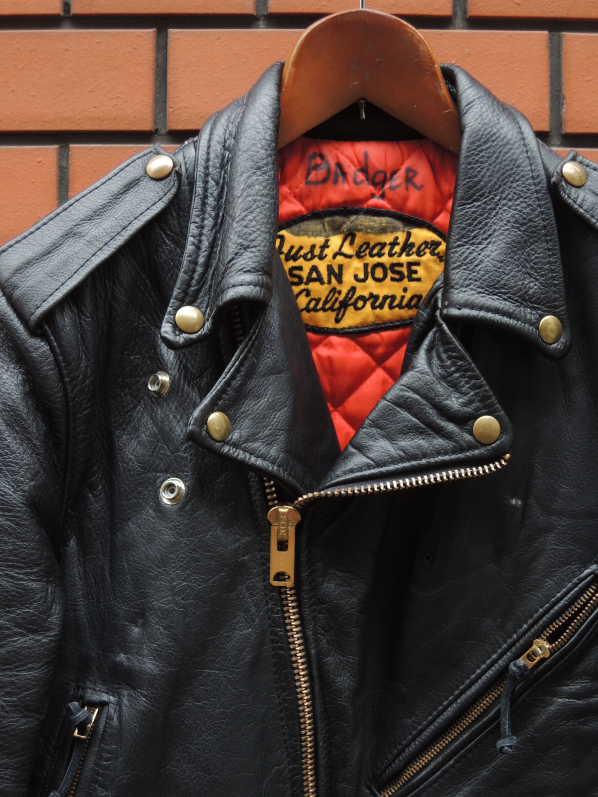 60's Just Leather SAN JOSE riders jacket container