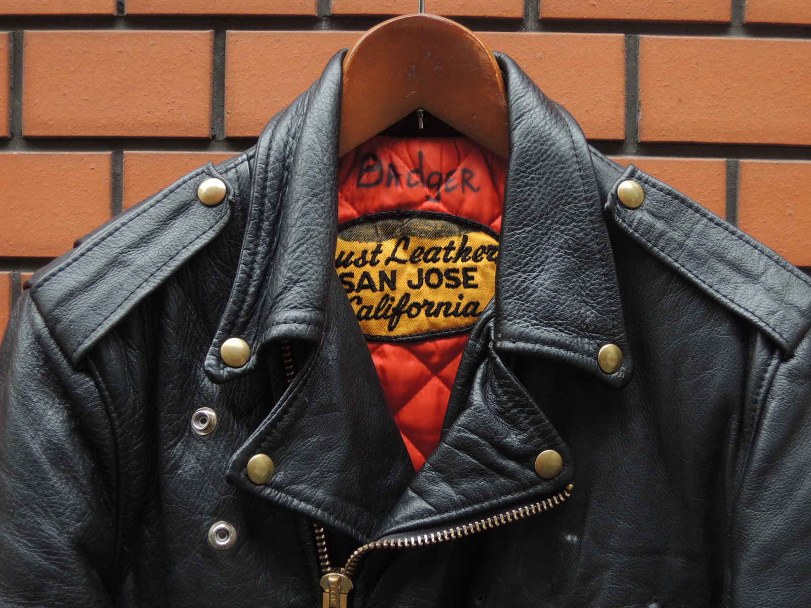 60's Just Leather SAN JOSE riders jacket container