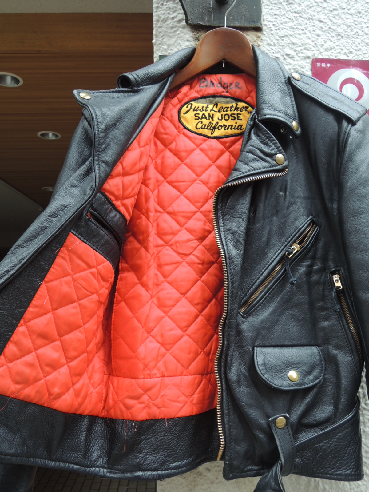 60's Just Leather SAN JOSE riders jacket container