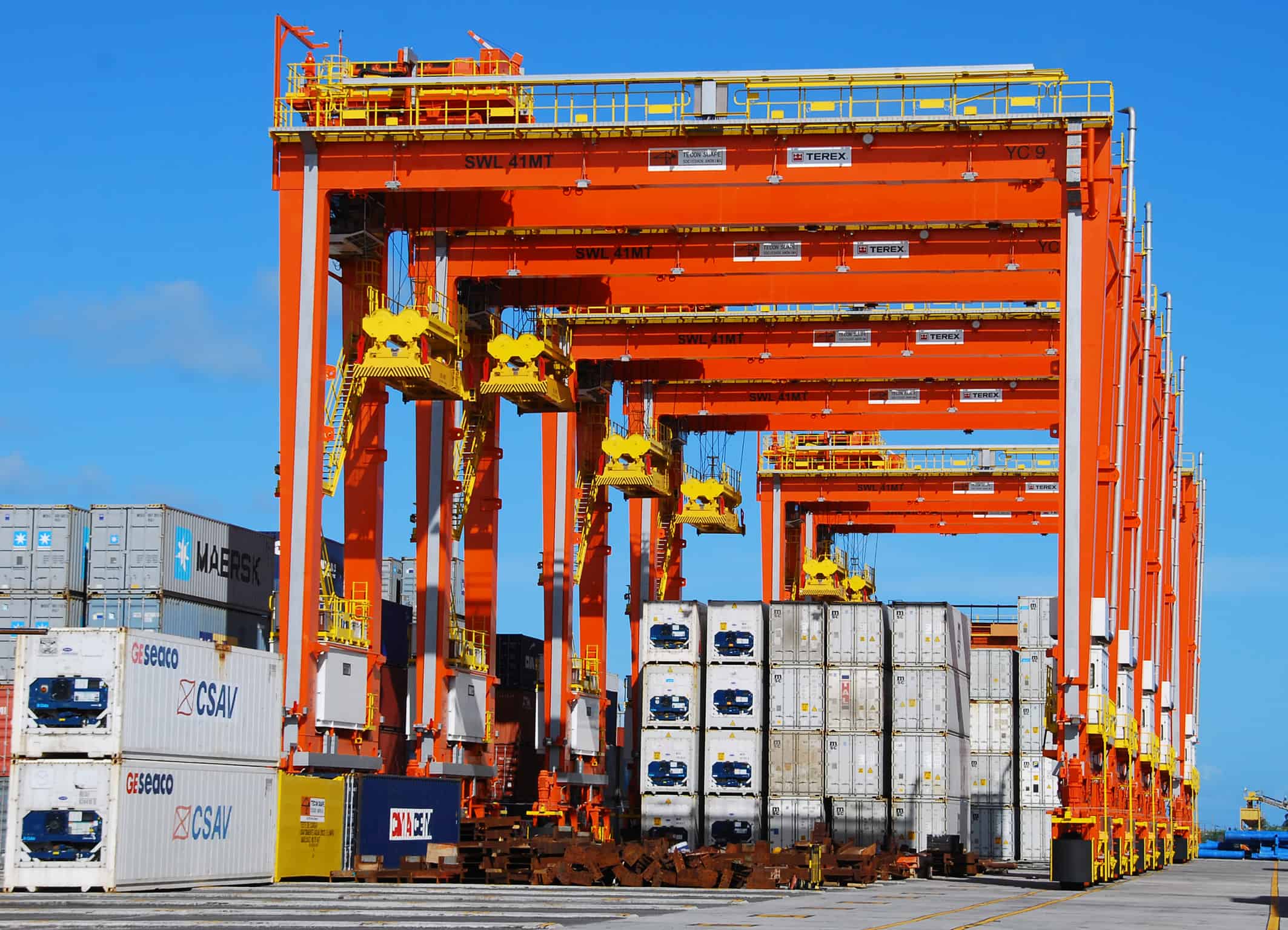 Terex cranes Container Management