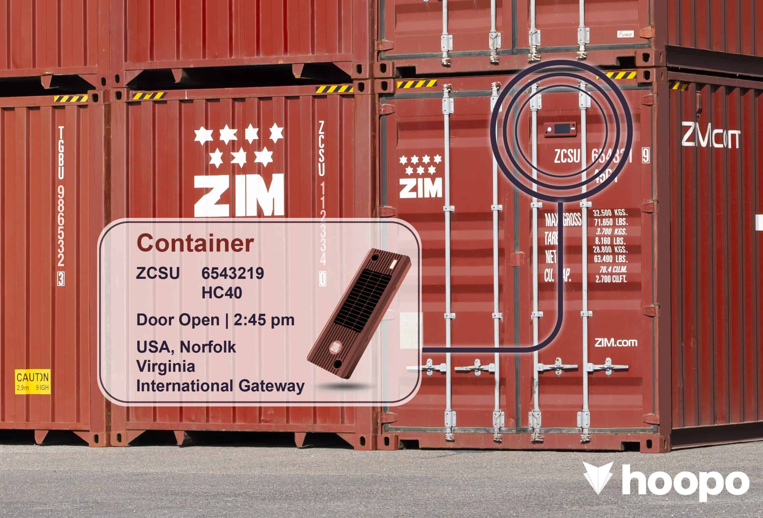 Zim to equip dry container fleet with tracking devices from Hoopo