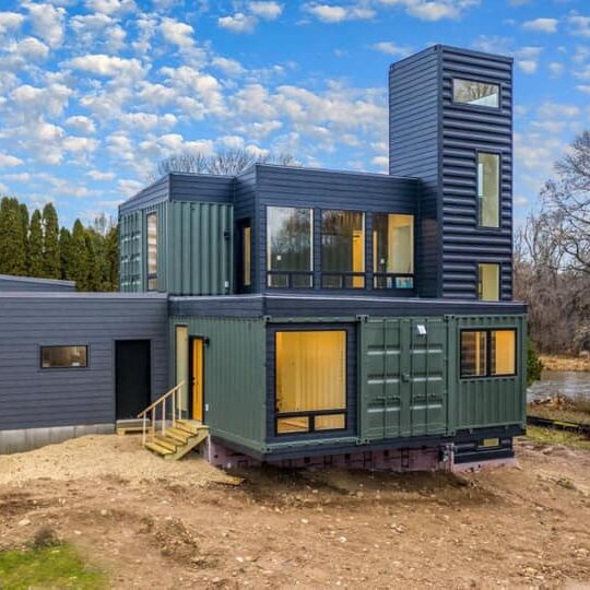 Shipping Container Home Foundation