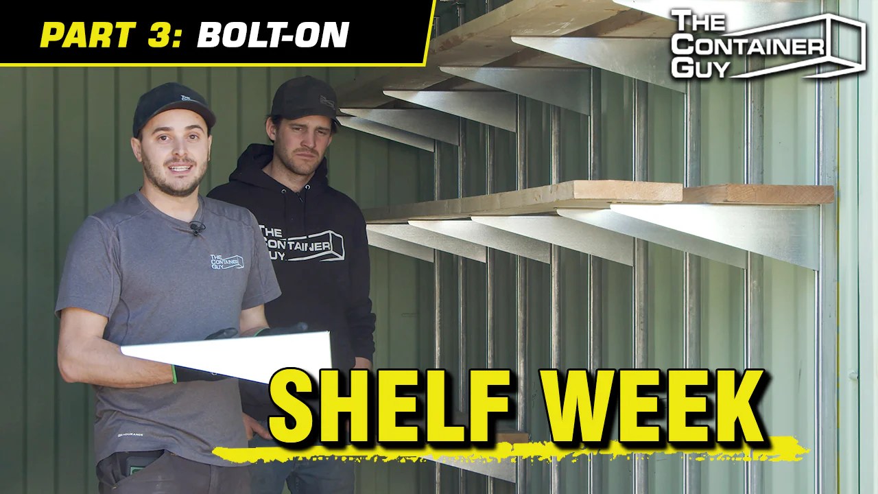Heavy Duty BoltOn Shelving Brackets For Shipping Containers