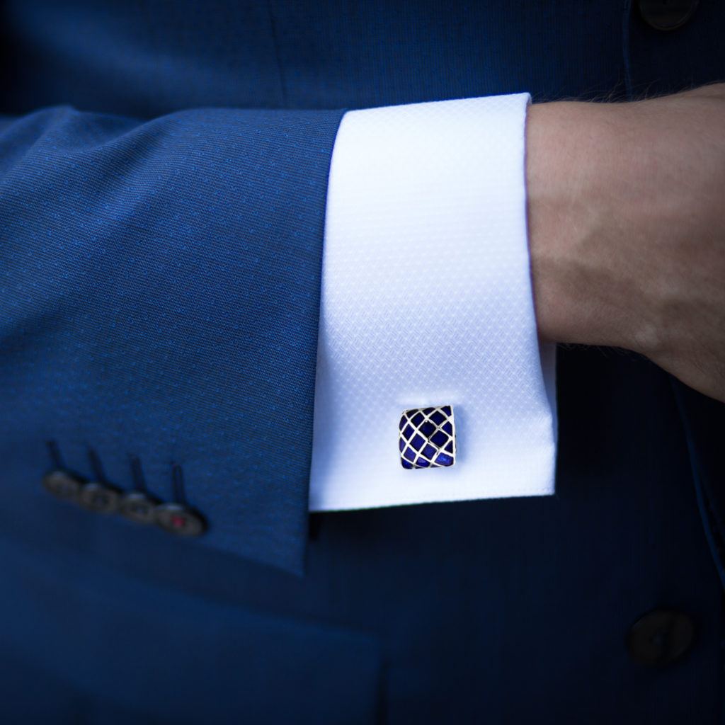 ROYAL BLUE CUFFLINK