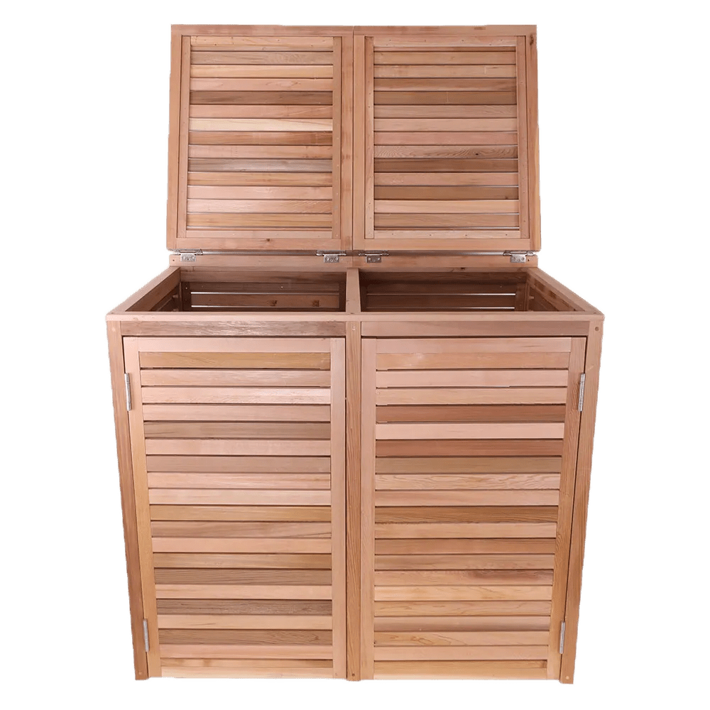 Cedar Wheelie Bin Store Cedar Contemporary Fencing