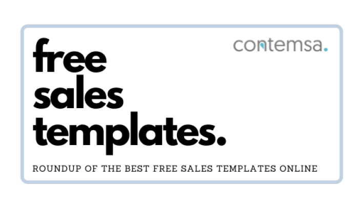 Free Sales Templates - B2B Sales Templates - Contemsa