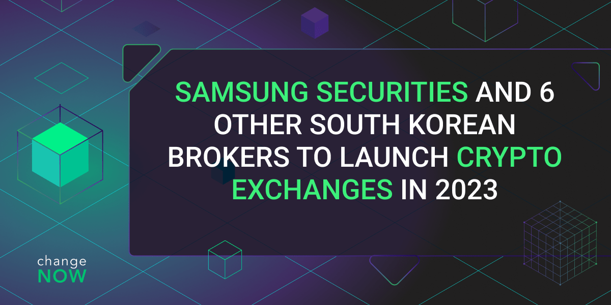 Samsung Securities and 6 Other South Korean Brokers to Launch Crypto
