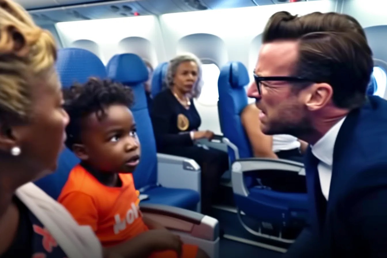 This Man Had Enough! See How He Taught a SeatKicking Kid and His Mom a