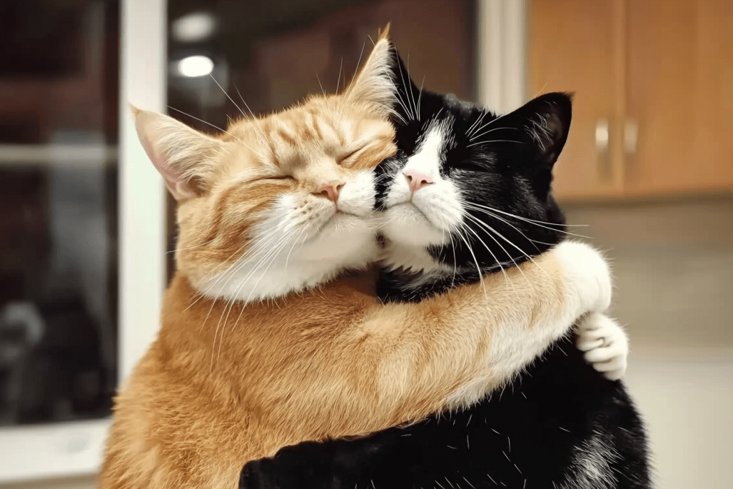 Cat Keeps Hugging Friend Before Going To The Vet Watch What Happened