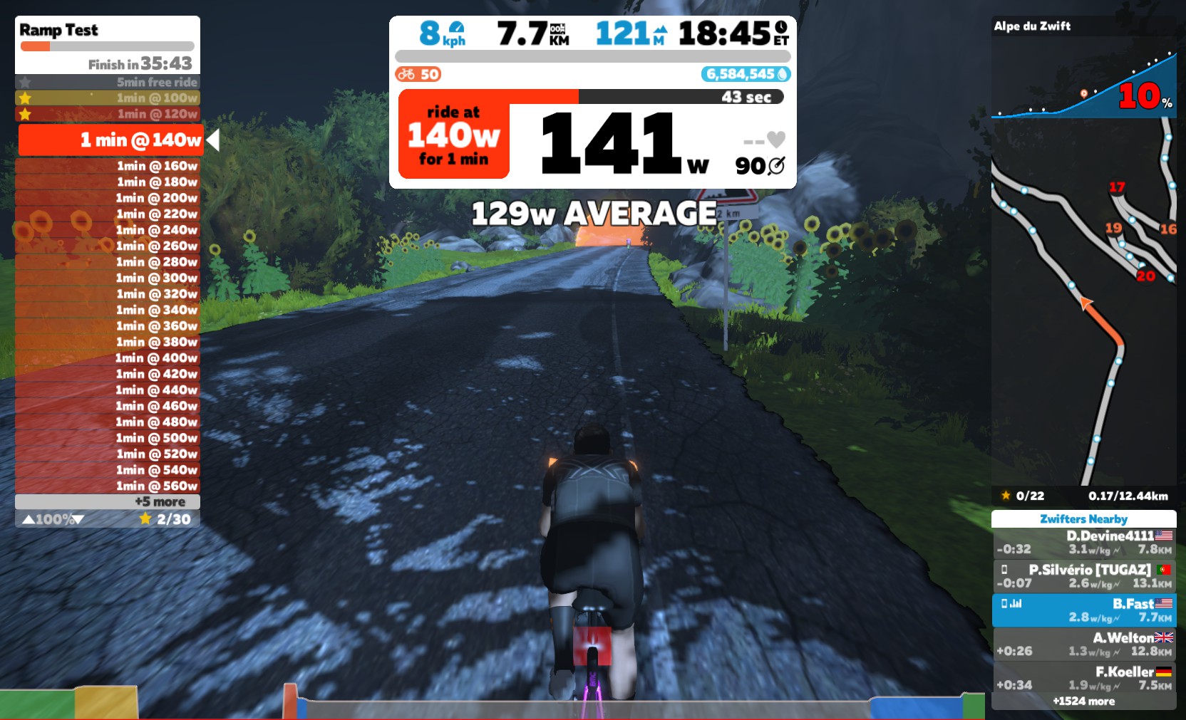 Zwift HowTo Using a Ramp Test to Find Your FTP Zwift
