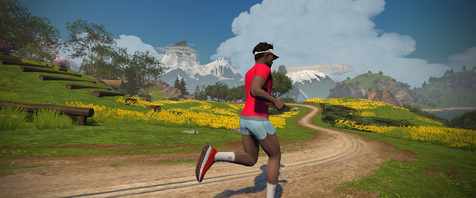 Running Naked on Zwift Zwift