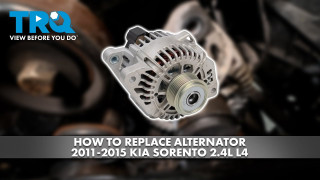 How to Replace Alternator 2011-2015 Kia Sorento 24L L4 | 1A Auto