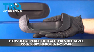 Dodge Ram 1500 2500 3500 2 Piece Tailgate Handle & Bezel Set TRQ DHA34763