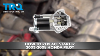 How to Replace Starter 2003-2008 Honda Pilot | 1A Auto
