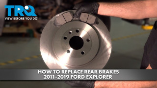 How to Replace Rear Brakes 2011-2019 Ford Explorer | 1A Auto
