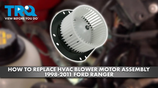 How to Replace HVAC Blower Motor Assembly 1998-2011 Ford Ranger | 1A Auto