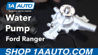 How to Replace Engine Water Pump 1998-2011 Ford Ranger 30L V6 | 1A Auto