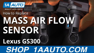 P0171 P0174 Code - How to Replace MAF Sensor 1997-2005 Lexus GS300 | 1A
