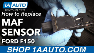 How to Replace MAF Sensor 2009-14 Ford F-150 | 1A Auto