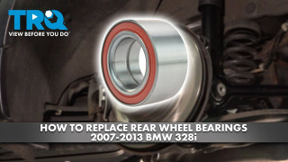 How to Replace Rear Wheel Bearings 2007-2013 BMW 328i | 1A Auto